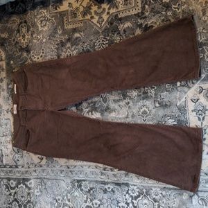 Wrangler high rise fierce flare corduroy pants